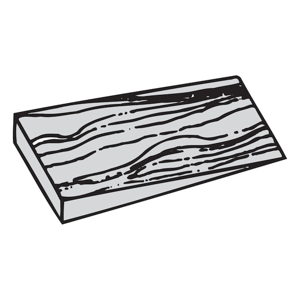 Backes Wood Products 5.5X10.5X1 Wedge Blocks - 1" x 5.5" x 10.5", 30 Per Bundle 5.5X10.5X1 - main